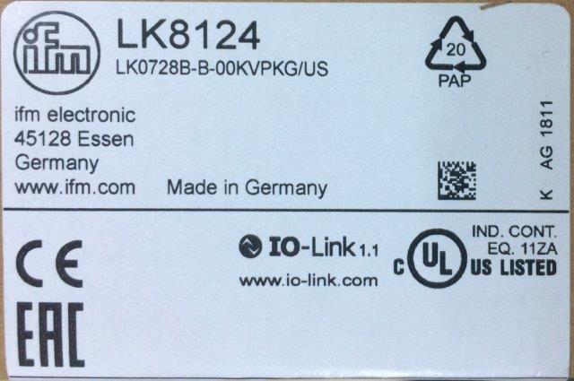 IFM-LK0728B-B-00KVPKG/US LK8124 IFM