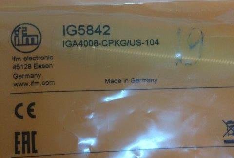 IFM-IG 5842 IGA 4008-CPKG/US -104